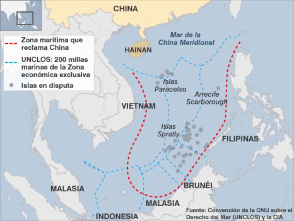 La escalada de tensión entre China y EEUU por el despliegue de misiles en  islas artificiales - El Diario NY