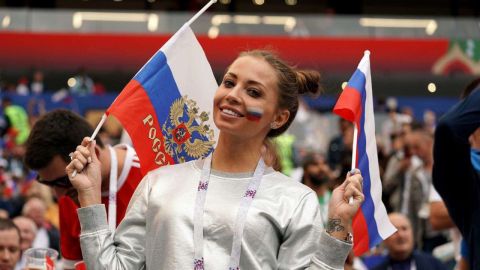 Rusia le da la bienvenida al mundo.