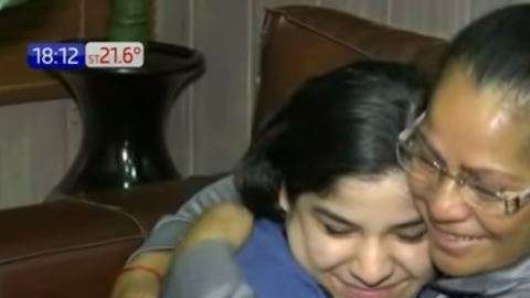 Iana pudo reencontrarse con su verdadera madre.