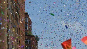 El gobernador Andrew Cuomo participó en el desfile.