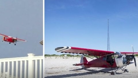 La avioneta normalmente cumple funciones publicitarias