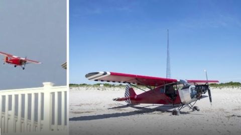 La avioneta normalmente cumple funciones publicitarias