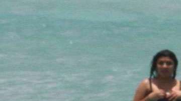 Britney Spears sufrió un accidente con su bikini.