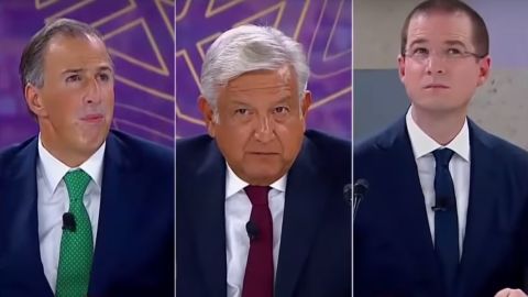 José Antonio Meade, Andrés Manuel López Obrador y Ricardo Anaya.