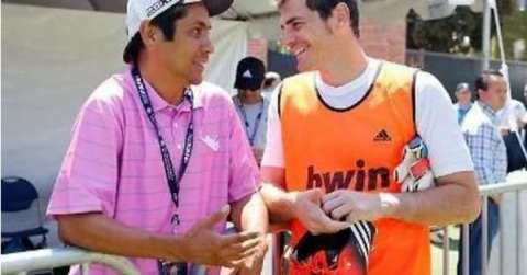 Jorge Campos e Iker Casillas coincidieron en el Congreso de la FIFA