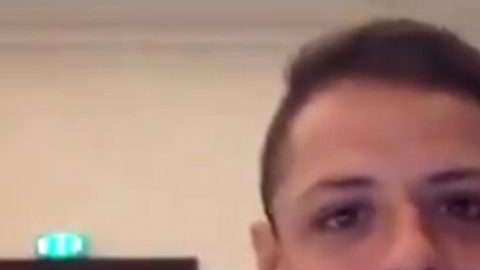 Javier 'Chicharito' Hernández afirma que en la fiesta del Tri no hubo escorts.