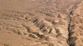 La falla de San Andrés recorre California de norte a sur a lo largo de 1,300 kilómetros.