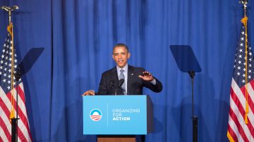 Barack Obama en un evento de la organización en 2015.