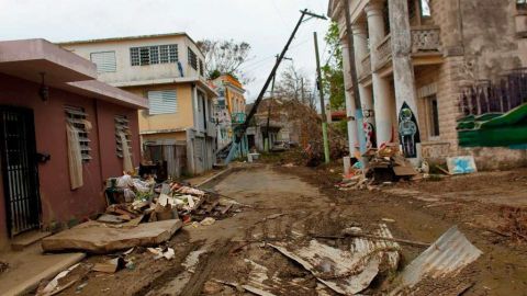 El huracán "María" devastó la isla.