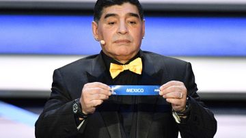 Diego Maradona mostró su desacuerdo por un tercer Mundial en México