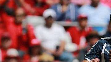 Cristian Borja, jugador de los Diablos Rojos del Toluca.