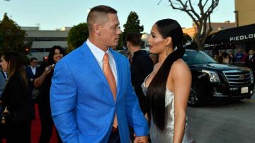 John Cena con su ex Nikki Bella.