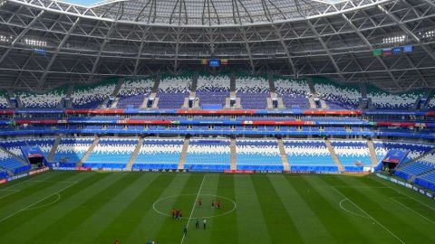 Brasil y México jugaron en Samara el lunes.  EMMANUEL DUNAND/AFP/Getty Images