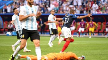Kylian Mbappé fue letal contra Argentina Laurence Griffiths/Getty Images