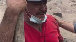 Hugo López, quien vive en El Rodeo, perdió su casa .