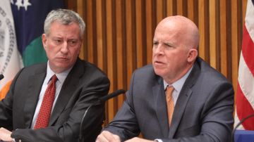 Alcalde Bill de Blasio y el Comisionado de la Policia, James O’Neill hablan sobre las estadísticas del crimen en New York City.