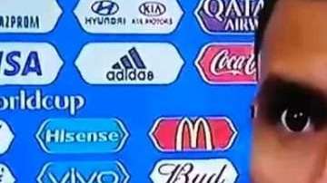 Sergio 'Kun' Agüero tras el partido con Croacia.