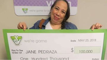 Jane Pedraza, la afortunada ganadora.