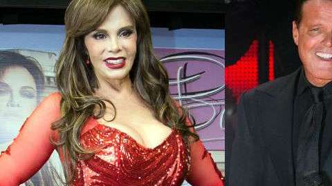 Lucía Méndez y Luis Miguel.