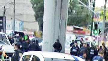 Operativo antinarco en la Ciudad de México.