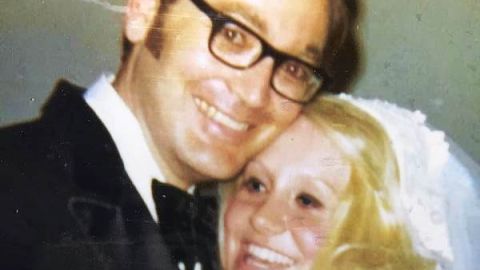 La boda se celebró en 1973