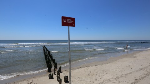 Playa Rockaway en Queens, NYC.
