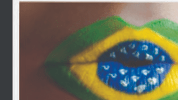 El maquillaje destacando los colores del equipo es una forma de mostrar el apoyo en el Mundial de Fútbol 2018.