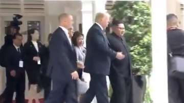 Reunión de Donald Trump y Kim Jong-un.