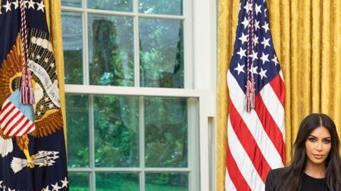 La semana pasada, el presidente Trump recibió a Kardashian en la Oficina Oval.