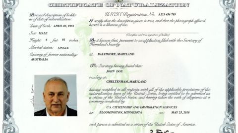 USCIS compartió a este diario la imagen del documento. FOTO: CORTESÍA