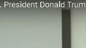 Trump recibe en la Casa Blanca al presidente de Portugal.