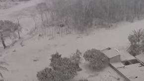 El Rodeo quedó sepultado bajo las cenizas.