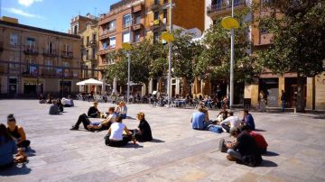 La Plaza del Sol en Barcelona.