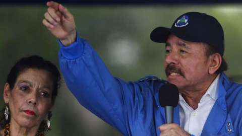 Daniel Ortega, presidente de Nicaragua.
