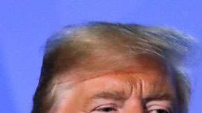 Trump (izda) y AMLO (dcha).