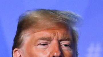 Trump (izda) y AMLO (dcha).