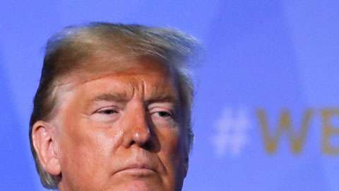 Trump (izda) y AMLO (dcha).