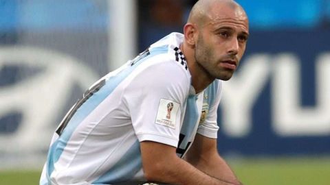 El defensa argentino Javier Mascherano dijo adiós a la albiceleste. (Foto: EFE/Julio Muñoz)