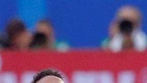 En el Mundial Neymar pasó muchos minutos tirado en el césped.