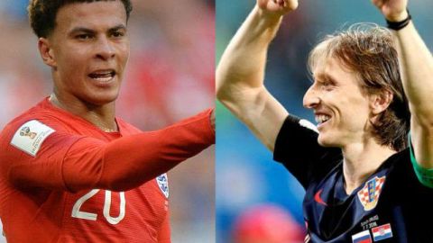 Dele Alli y Luka Modric. EFE