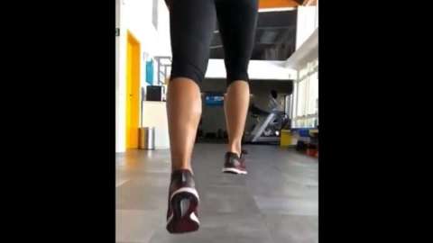 Esta atleta sufrió una lamentable lesión durante su entrenamiento.