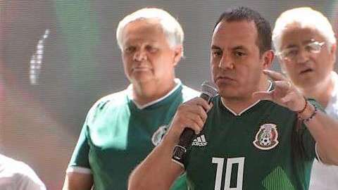 Cuauhtémoc Blanco, virtual gobernador del estado de Morelos.