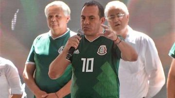 Cuauhtémoc Blanco, virtual gobernador del estado de Morelos.