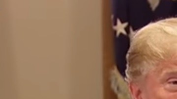 El presidente Trump leyó un comunicado el martes.