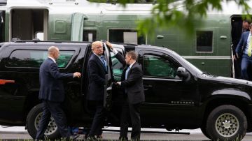 El presidente Trump ahora tiene como chofer a personal del Servicio Secreto.