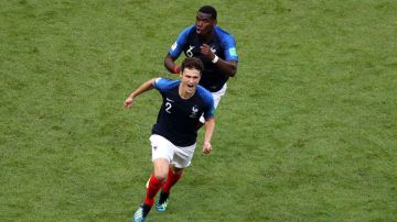El francés Benjamin Pavard fue autor del mejor gol del Mundial de Rusia 2018