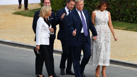 La pareja presidencia de EEUU de gira en Europa.