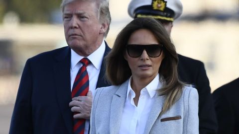 La Primera Dama llegó este domingo a Helsinki donde se realizara la cumbre entre Trump y Putin