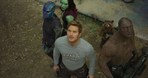 Escena de "Guardians of the Galaxy 2".