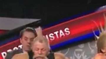 Una leyenda de la TV mexicana fue 'homenajeada' en la despedida de Rusia en TV Azteca.